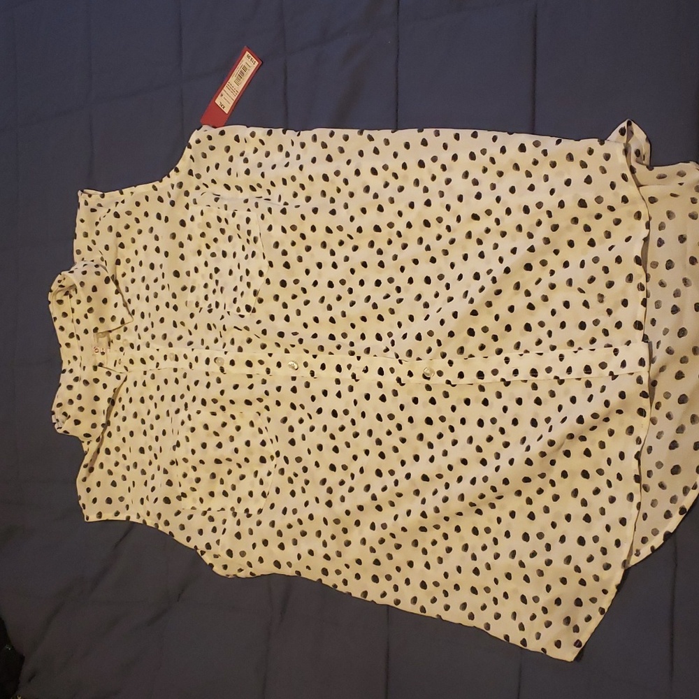 NWT Merona sleeveless button up